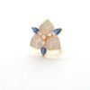Blue Dazzle Dome Ring